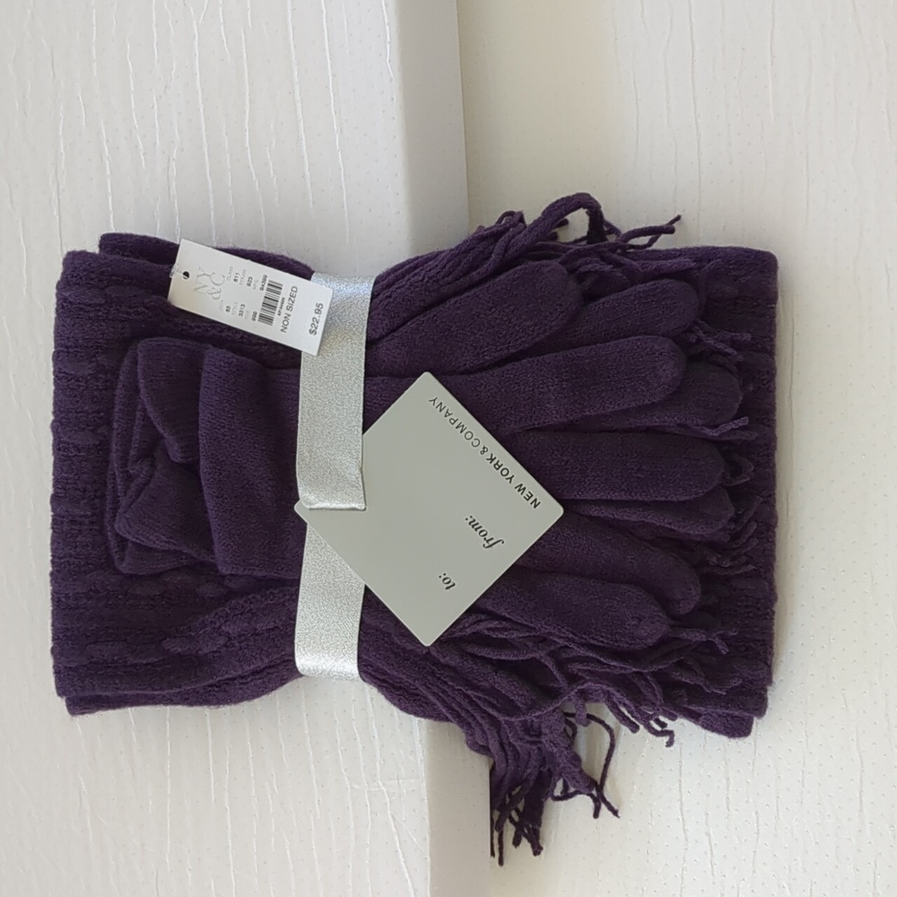 Ladies Scarf and Gloves set